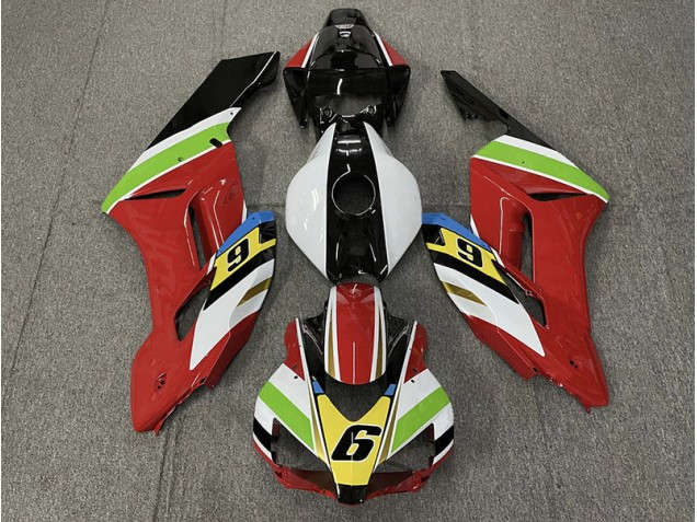 Red 6 2004-2005 CBR1000RR Motorcycle Fairings Red 6 2004-2005 CBR1000RR Motorcycle Fairings
