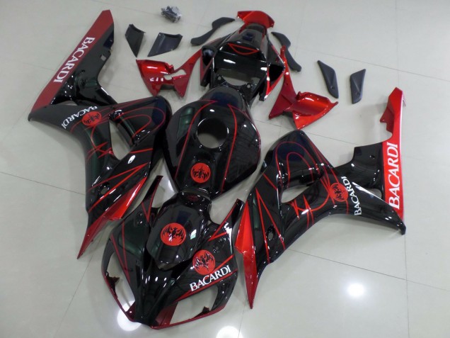 Red Bacardi 2006-2007 CBR1000RR Motorcycle Fairings Red Bacardi 2006-2007 CBR1000RR Motorcycle Fairings