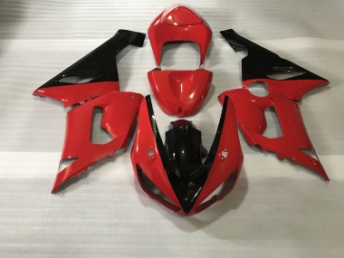 Red & Black 2005-2006 ZX6R Motorcycle Fairings