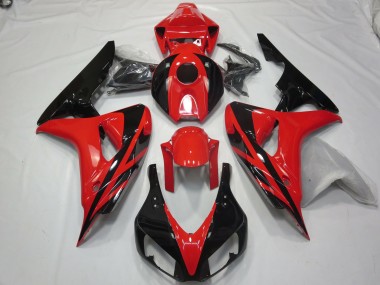 Red Black OEM Style No Decals 2006-2007 CBR1000RR Motorcycle Fairings
