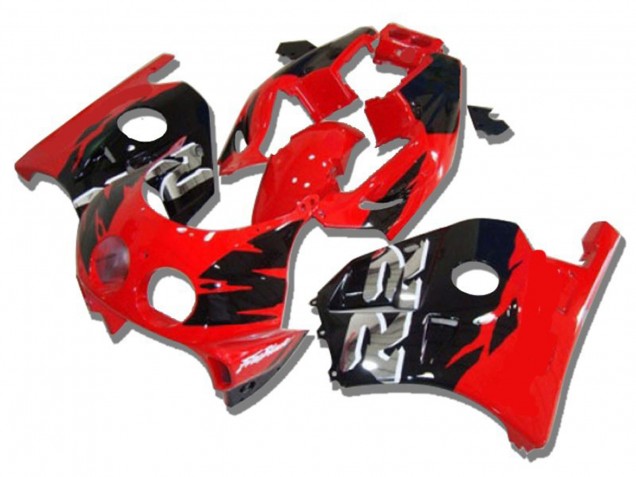 Red Black Silver RR 1990-1998 CBR250RR Motorcycle Fairings Red Black Silver RR 1990-1998 CBR250RR Motorcycle Fairings