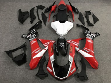 Red Black and White Custom Style Gloss 2015-2019 R1 Motorcycle Fairings
