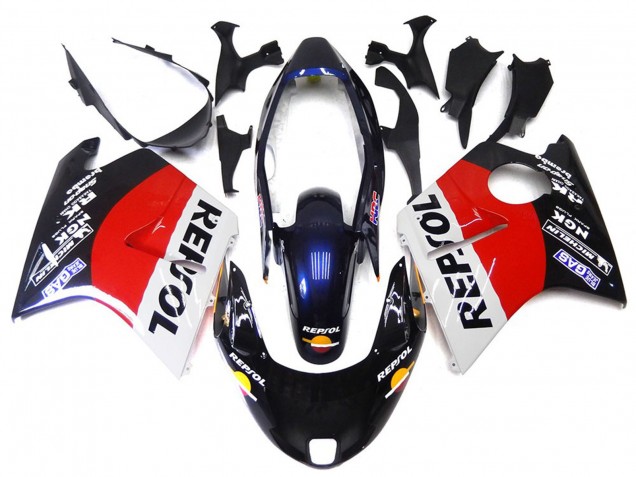 Red Black and White Repsol 1996-2007 CBR1100XX Motorcycle Fairings Red Black and White Repsol 1996-2007 CBR1100XX Motorcycle Fairings