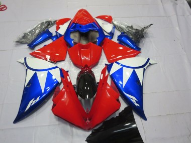 Red Blue and White 2012-2014 R1 Motorcycle Fairings