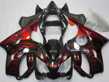 Red Flame 2001-2003 CBR600 F4i Motorcycle Fairings