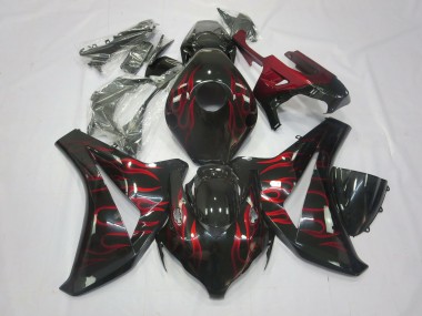 Red Flame 2008-2011 CBR1000RR Motorcycle Fairings