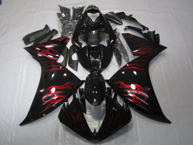 Red Flame 2009-2011 R1 Motorcycle Fairings Red Flame 2009-2011 R1 Motorcycle Fairings