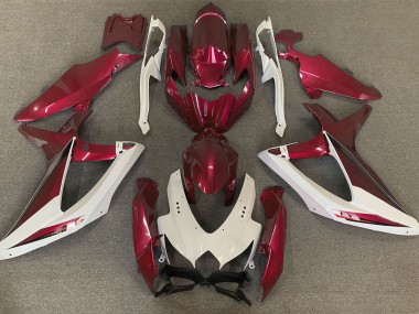 Red OEM Style 2008-2010 GSXR 600-750 Motorcycle Fairings