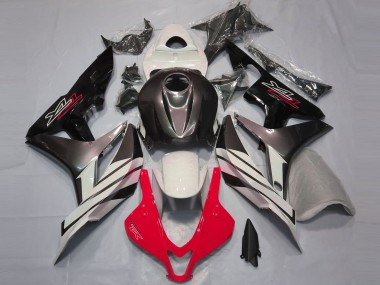 Red White and Grey 2007-2008 CBR600RR Motorcycle Fairings