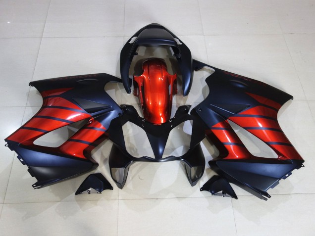 Red and Black 2002-2012 VFR800 Motorcycle Fairings Red and Black 2002-2012 VFR800 Motorcycle Fairings