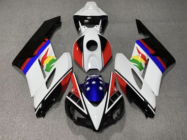 Red and Blue Flag 2004-2005 CBR1000RR Motorcycle Fairings