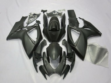 Red and Matte 2006-2007 GSXR 600-750 Motorcycle Fairings