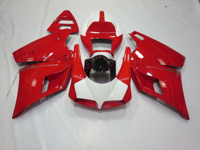 Red and White 1993-2005 Ducati 996 748 916 998 Motorcycle Fairings Red and White 1993-2005 Ducati 996 748 916 998 Motorcycle Fairings