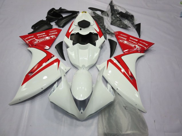 Red and White 2012-2014 R1 Motorcycle Fairings Red and White 2012-2014 R1 Motorcycle Fairings