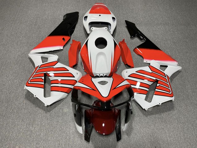 Red and White Wings 2005-2006 CBR600RR Motorcycle Fairings Red and White Wings 2005-2006 CBR600RR Motorcycle Fairings