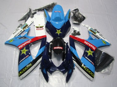 Rockstar 2006-2007 GSXR 600-750 Motorcycle Fairings