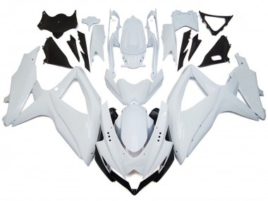 Shining Gloss White 2008-2010 GSXR 600-750 Motorcycle Fairings