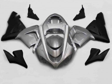 Silver Black 2004-2005 ZX10R Motorcycle Fairings
