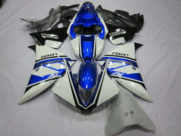 Silver White Yamalube 2012-2014 R1 Motorcycle Fairings Silver White Yamalube 2012-2014 R1 Motorcycle Fairings