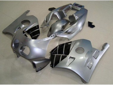 Silver and Black 1990-1998 CBR250RR Motorcycle Fairings