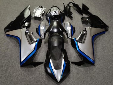 Silver and Black & Blue 2017-2023 CBR1000RR Motorcycle Fairings