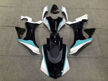 Sky Blue Black and White 2015-2019 R1 Motorcycle Fairings