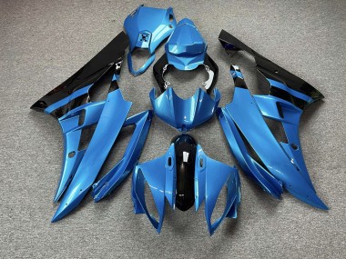 Sky Blue and Black 2006-2007 R6 Motorcycle Fairings