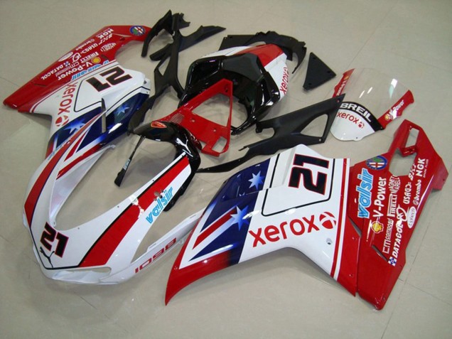 Star Xerox 2007-2014 Ducati 848 1098 1198 Motorcycle Fairings Star Xerox 2007-2014 Ducati 848 1098 1198 Motorcycle Fairings
