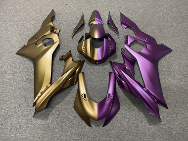Tan and Purple Split 2017-2021 R6 Motorcycle Fairings