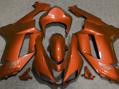 Tiger Orange 2007-2008 ZX6R Motorcycle Fairings