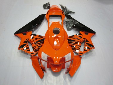 Tribal Orange 2003-2004 CBR600RR Motorcycle Fairings