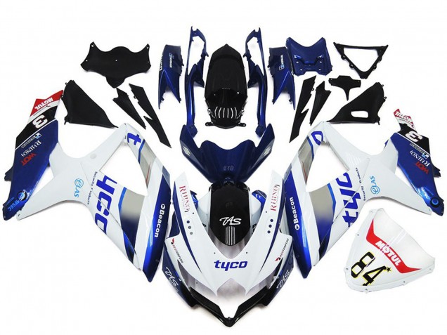 Tyco Gloss Custom Style 2008-2010 GSXR 600-750 Motorcycle Fairings Tyco Gloss Custom Style 2008-2010 GSXR 600-750 Motorcycle Fairings
