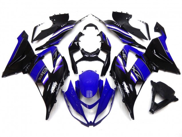 Vibrant Deep Blue and Black 2013-2018 ZX6R Motorcycle Fairings Vibrant Deep Blue and Black 2013-2018 ZX6R Motorcycle Fairings