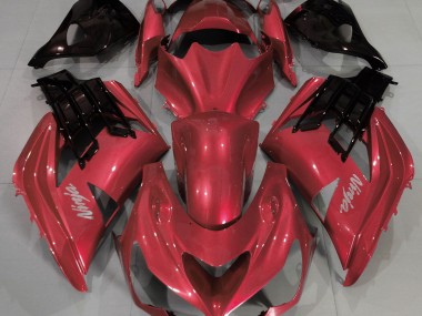 Vibrant Red 2012-2021 ZX14R Motorcycle Fairings