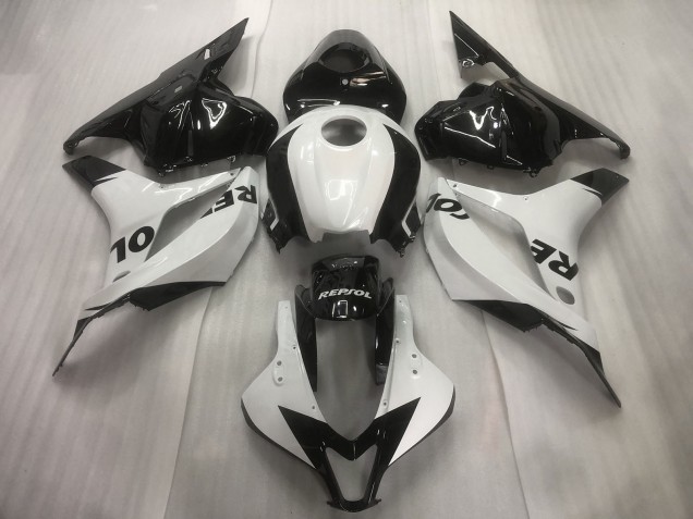 White / Black Repsol Plain 2009-2012 CBR600RR Motorcycle Fairings White / Black Repsol Plain 2009-2012 CBR600RR Motorcycle Fairings