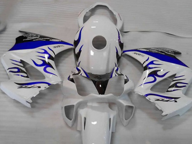 White Blue Flame 2002-2012 VFR800 Motorcycle Fairings White Blue Flame 2002-2012 VFR800 Motorcycle Fairings