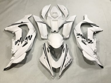 White Ninja 2016-2019 ZX10R Motorcycle Fairings