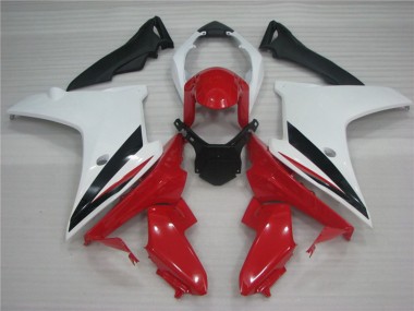 White Red and Black 2011-2012 CBR600F Motorcycle Fairings