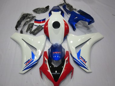 White Red and Blue 2008-2011 CBR1000RR Motorcycle Fairings