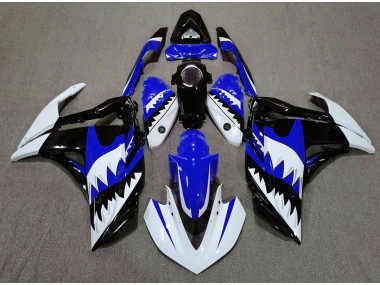 White Shark & Blue 2015-2018 R3 Motorcycle Fairings