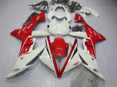 White and Blue Design 2004-2006 R1 Motorcycle Fairings