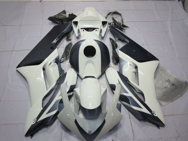 White and Silver 2004-2005 CBR1000RR Motorcycle Fairings