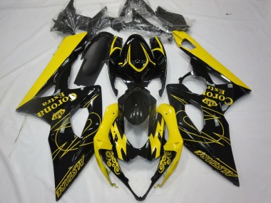 Yellow Corona 2005-2006 GSXR 1000 Motorcycle Fairings