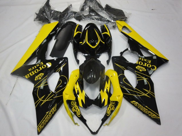 Yellow Corona 2005-2006 GSXR 1000 Motorcycle Fairings Yellow Corona 2005-2006 GSXR 1000 Motorcycle Fairings