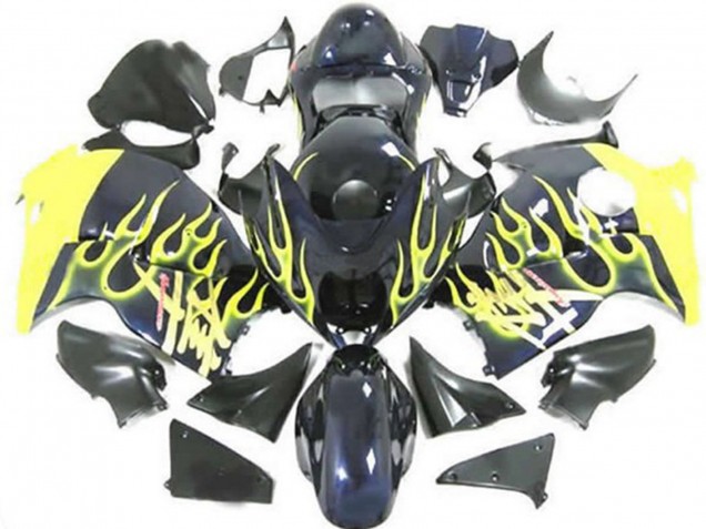 Yellow Flame 1997-2007 GSXR 1300 Hayabusa Motorcycle Fairings Yellow Flame 1997-2007 GSXR 1300 Hayabusa Motorcycle Fairings