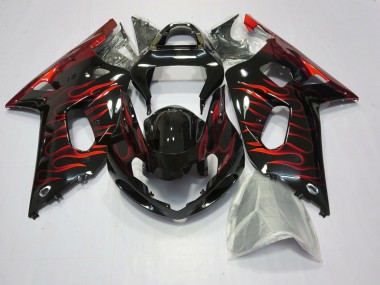 Yellow Jordan 2001-2003 GSXR 600-750 Motorcycle Fairings