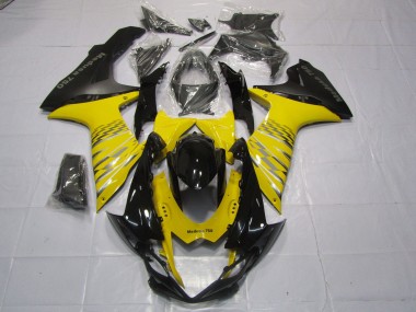 Yellow Matte Black 2011-2024 GSXR 600-750 Motorcycle Fairings