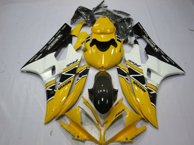 Yellow Motul OEM Style 2006-2007 R6 Motorcycle Fairings Yellow Motul OEM Style 2006-2007 R6 Motorcycle Fairings