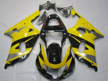 Yellow OEM Style 2001-2003 GSXR 600-750 Motorcycle Fairings