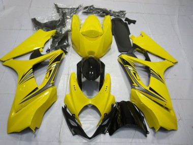 Yellow OEM Style 2007-2008 GSXR 1000 Motorcycle Fairings